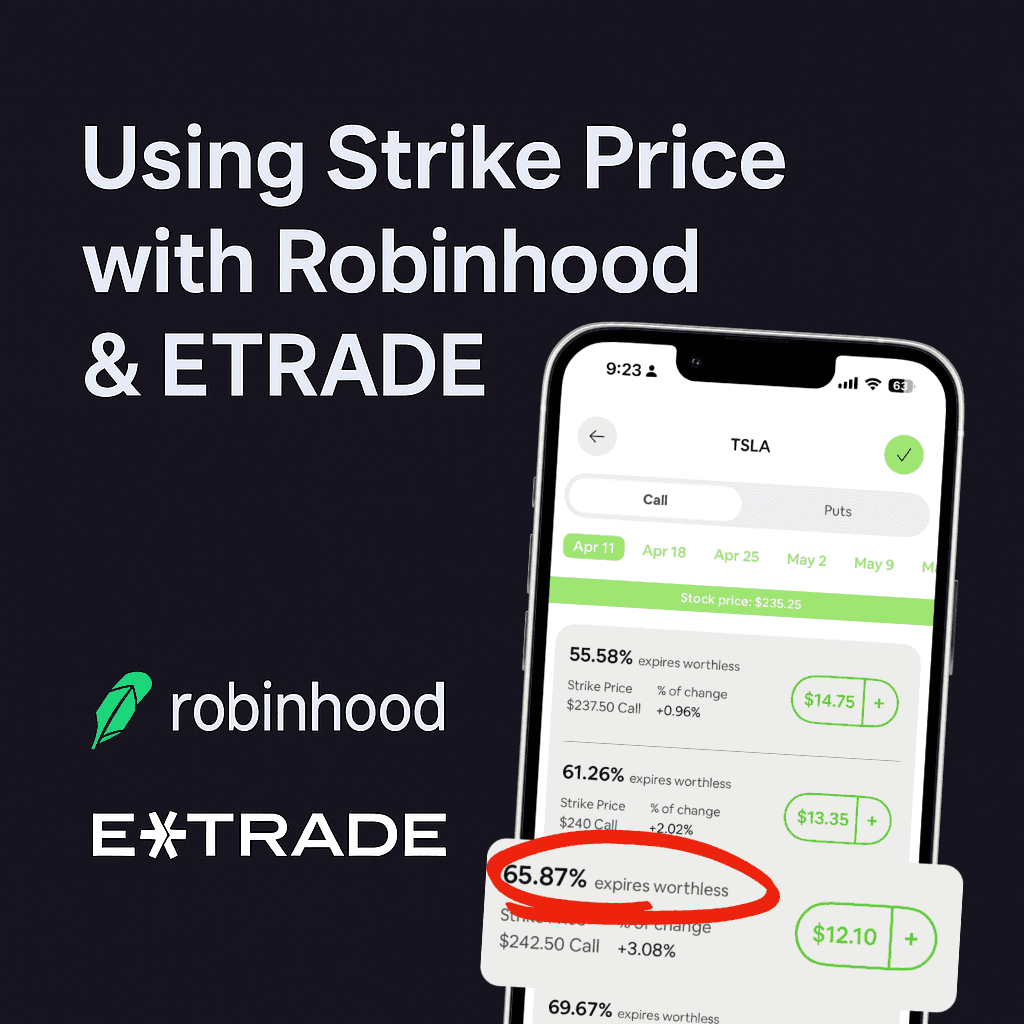 Using Strike Price with Robinhood & E*TRADE